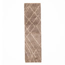 Earthy Pathways - Luxury Shag Moroccan Runner Rug