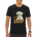 Easily Distracted By Golden Retriever Graphic T-Shirt Cotton Unisex Casual Dog Lover Wear