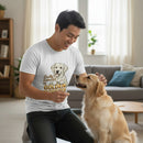 Easily Distracted By Golden Retriever Graphic T-Shirt Cotton Unisex Casual Dog Lover Wear
