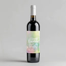 Easter Bokeh Wine Label