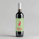 Easter Bunny Wine Label