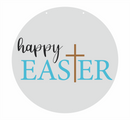 Unfinished Wood Happy Easter Cross Door Sign Kit | Wood Craft Cutouts | 1/4" Thick |