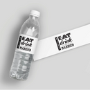 Eat Drink and Be Married Water Bottle Labels