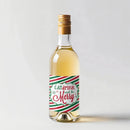 Eat Drink Be Merry Mini Wine Label