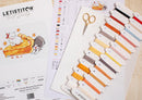 Eating Sleeping Stretching L8811 Counted Cross Stitch Kit