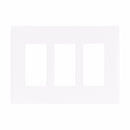 Eaton PJS263 Three Gang Decorator Screwless Wallplate