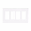Eaton PJS264 Four Gang Decorator Screwless Wallplate