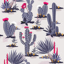 Purple Cactus Wallpaper