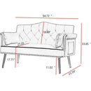 CREAM WHITE 2 SEATER SOFA
