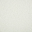 Accent Rocking Chair with Curved Back & Pillow, Ultimate Comfort for Your Home, Teddy Velvet, Cream White