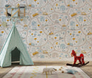 Cars and Trucks Playroom Wallpaper