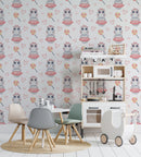 Hippo Wallpaper Nursery Room