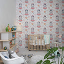 Hippo Wallpaper Nursery Room