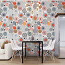 Abstract Doodle Circle Removable Wallpaper