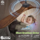 Outdoor Ceiling Fan 52 Inch Remote Control For Patios