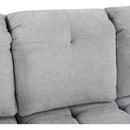 110.2' Oversized U-shaped Sofa Versatile Sectional Sofa Pull-out Sofa Bed with Double Storage Chaise Lounges and Two USB Ports for Living Room,Gray