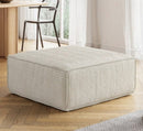 Sectional Sofa Ottoman , Cream