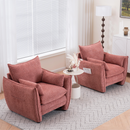 Sharp-Angle Modern Chair - Suitable for a variety of scenarios, this is a stylish single seat for modern spaces Red