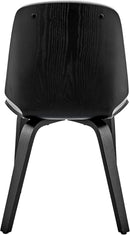 Gray Faux Leather Accent Dining Chair For Kitchen Table