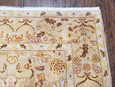 Vintage Turkish Oushak Area Rug 6x9, Wool Hand-Knotted