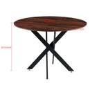 1+4,5pieces dining set, Table metal leg Mid-century Dining Table for 4-6 people With Mdf Table Top, Pedestal Dining Table, End Table Leisure Coffee Table
