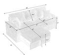 80-inch two-in-one folding sofa, foldable and hidden lying function, corduroy fabric, equipped with cup holder and pillow, easily adapts to the living room space, green