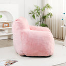 Beanbag Chair, Beanbag Sofa Chair with Armrests Stuffed High-Density Foam, Lazy Sofa Comfy Chairs Beanbag Chair for Adults in Living Room, Bedroom Reading