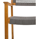BRAIDED DINING CHAIR Dark Grey