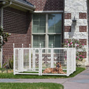Dog Playpen 8 Panels 24' Height Heavy Duty Dog Fence Puppy Pen for Large Medium Small Dogs Indoor Outdoor Foldable Pet Exercise Pen