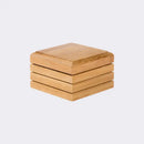 Eco-friendly bamboo soap dish with lid bathroom storage rack