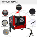 Outdoor Heavy Duty Foldable Utility Pet Stroller Dog Carriers Bicycle Trailer