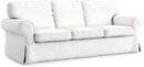 IKEA Ektorp 3 Seat Sofa Slipcover White Replacement