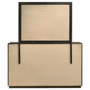 Atlas 7-drawer Bedroom Dresser and Mirror Set Dark Oak
