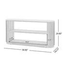 Mirod Modern Entryway Console Table - Slim Sofa Table with Open Shelf & Elegant Wood Grain, Multi-Functional Hallway Table for Living Room