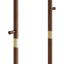 Coat Racks solid wood hanger 23.6* 11*64.1in Solid environmental protection easy to assemble beautiful can be placed in the bedroom/entrance/living room (Walnut)