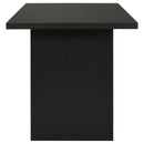 Decker 70-inch Rectangular Wood Counter Height Dining Table Black