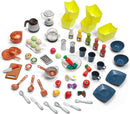 Durable Plastic Kids Kitchen Playset Bright Lights