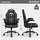 Ergonomic Gaming Chair Black With Premium Lumbar Support