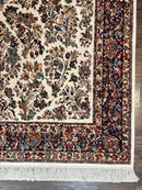 Karastan Rug 5.9 x 9, Ivory Sarouk