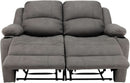 58 Inch Wall Hugger Double Recliner RV Theater Seats Slate