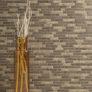 Driftwood Interlocking 11.81" x 11.81" Glass Mesh-Mounted Mosaic Tile Pattern-MSI Collection