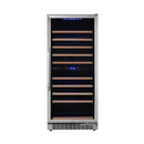 Edgestar Premium 24-Inch 101 Bottle Capacity Built-In Dual Zone Wine Cooler (SAK92835)