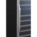Edgestar 24-Inch 142 Bottle Built-In Dual Zone Double Door Wine Cooler With Door Lock [CWR1553DD] (SAK30742)