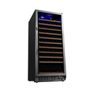 Edgestar 24-Inch Wide 111 Bottle Capacity Freestanding Single Zone Wine Cooler [CWR1212SZ] (SAK68320)