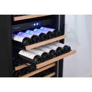 Edgestar 24-Inch Wide 131 Bottle Capacity Built-In Triple Zone Wine Cooler (SAK65891)