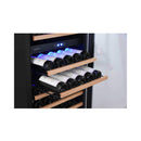 Edgestar 24-Inch Wide 131 Bottle Capacity Built-In Triple Zone Wine Cooler (SAK65891)