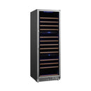 Edgestar 24-Inch Wide 131 Bottle Capacity Built-In Triple Zone Wine Cooler (SAK65891)