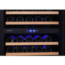 Edgestar 24-Inch Wide 131 Bottle Capacity Built-In Triple Zone Wine Cooler (SAK65891)