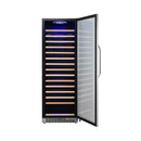 Edgestar 24-Inch Wide 151 Bottle Capacity Freestanding Single Zone Wine Cooler With Even Cooling Technology (SAK30756)