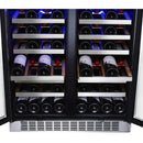 Edgestar 30-Inch Wide 56 Bottle Capacity Built-In French Door Wine Cooler With Door Locks [CWR5631FD] (SAK56381)